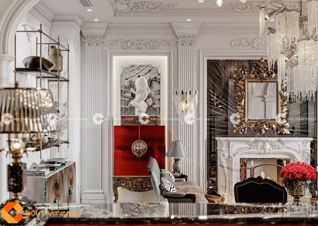 Thiết kế nội thất biệt thự sang trọng cho chị Tuyền ở quận 7