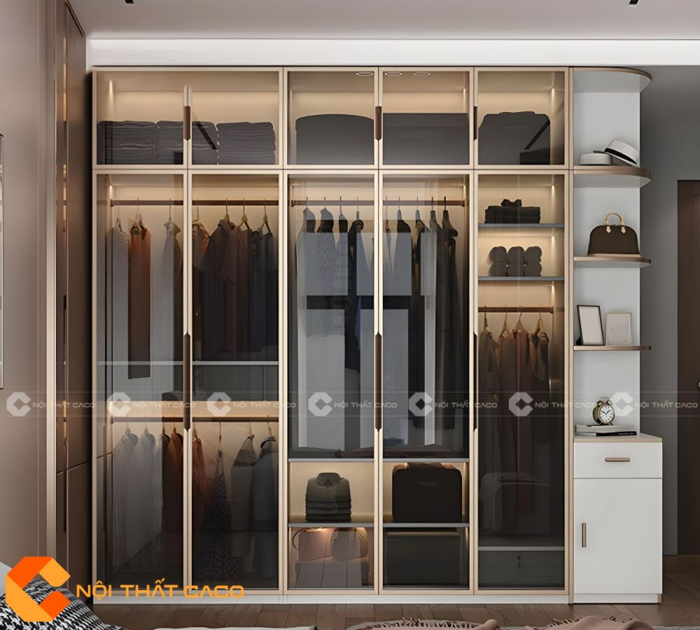 Tủ Quần Áo Cánh Kính - Xu Hướng Tủ Quần Áo Siêu Sang Của Giới Nghệ Sĩ